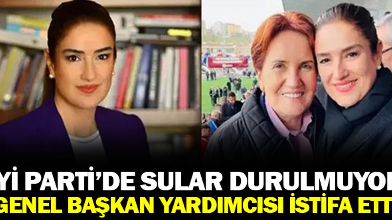 İYİ Parti'de sular durulmuyor: Genel Başkan Yardımcısı da istifa etti