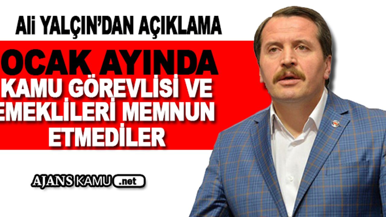 Ocak Ayında Yapılacak Düzenleme Kamu Görevlisi ve Emeklilerini Memnun Etmelidir
