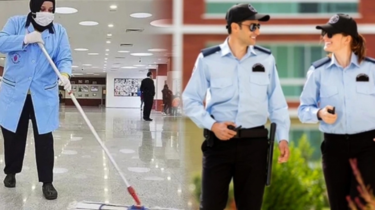 Temizlik ve güvenlik görevlisi alımı yapılacak! Kontenjan 6.505 kişi, KPSS şartı yok!