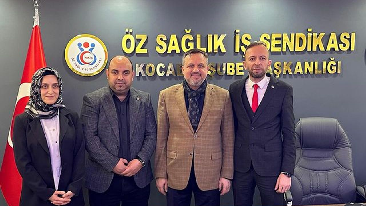 Ak Parti İzmit İlçe Yönetiminden Öz Sağlık-İş'e Ziyaret
