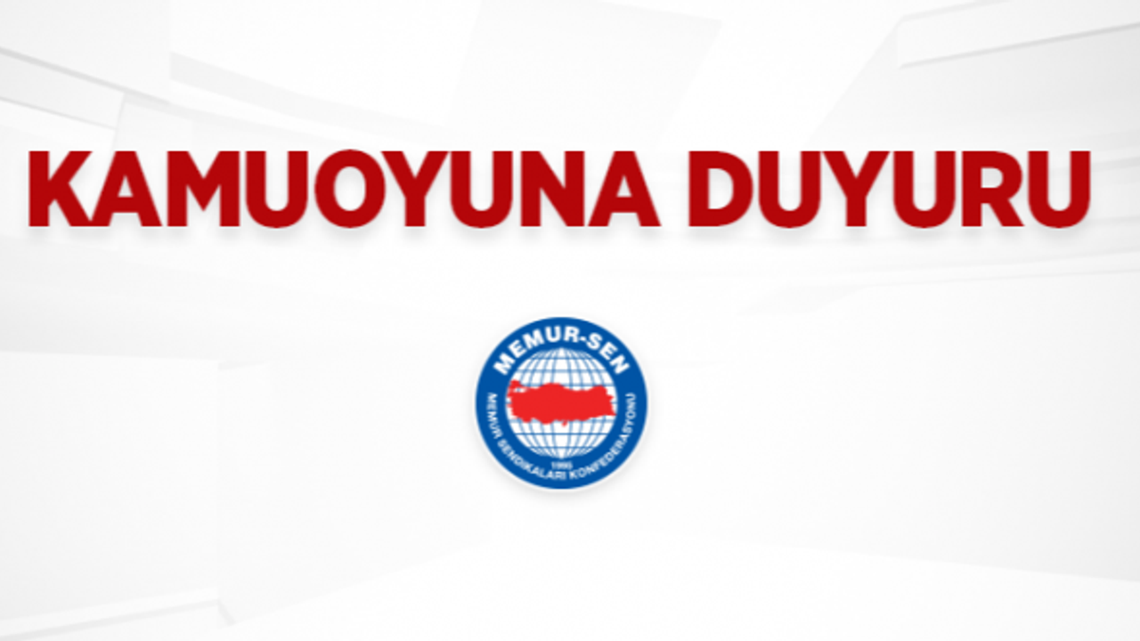 Diyarbakır Kulp'ta Cuma Namazında Meydana Gelen Hadiseyle İlgili Memur-Sen'den Açıklama