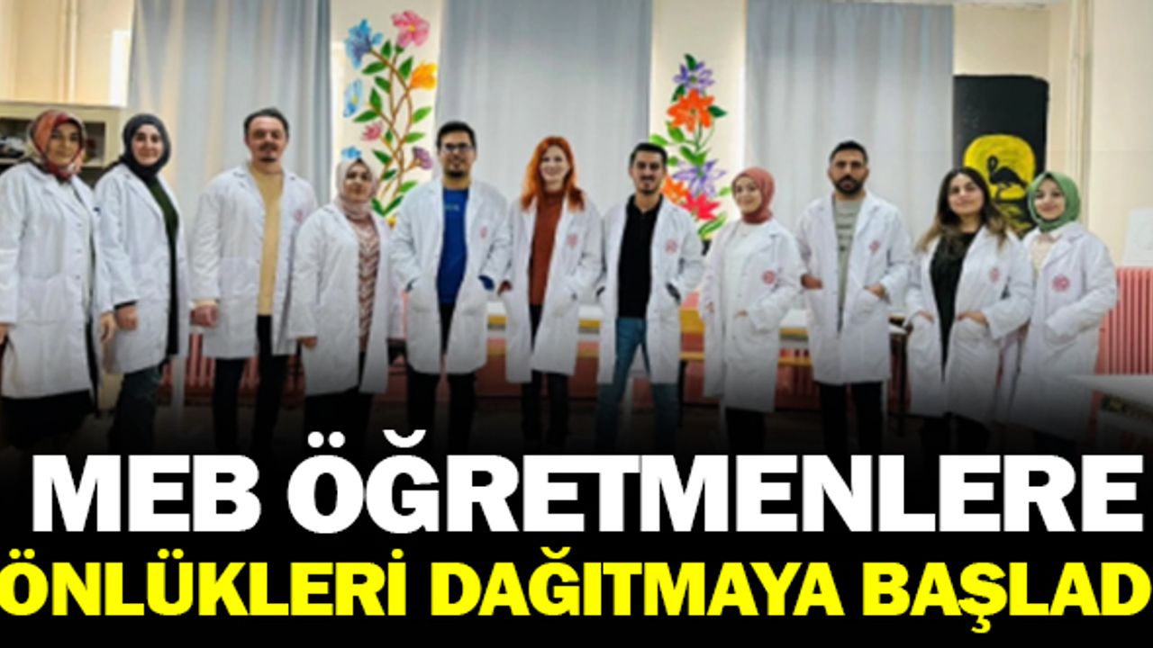 MEB Öğretmenlere Söz Verdiği Önlükleri Dağıtmaya Başladı!