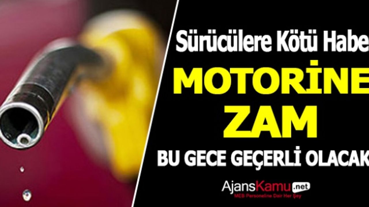 Motorine zam geliyor! 20 Ocak Cumartesi pompa fiyatları değişecek