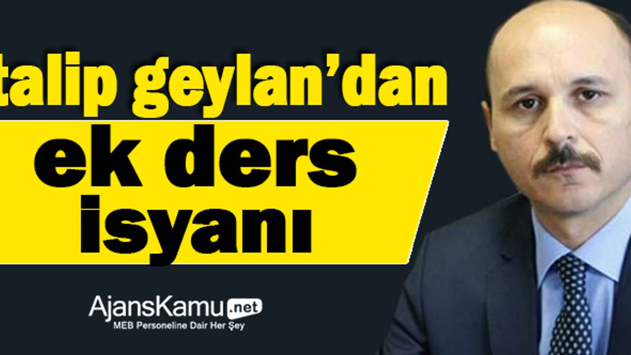 Türk Eğitim-Sen’den Ek Ders İsyanı