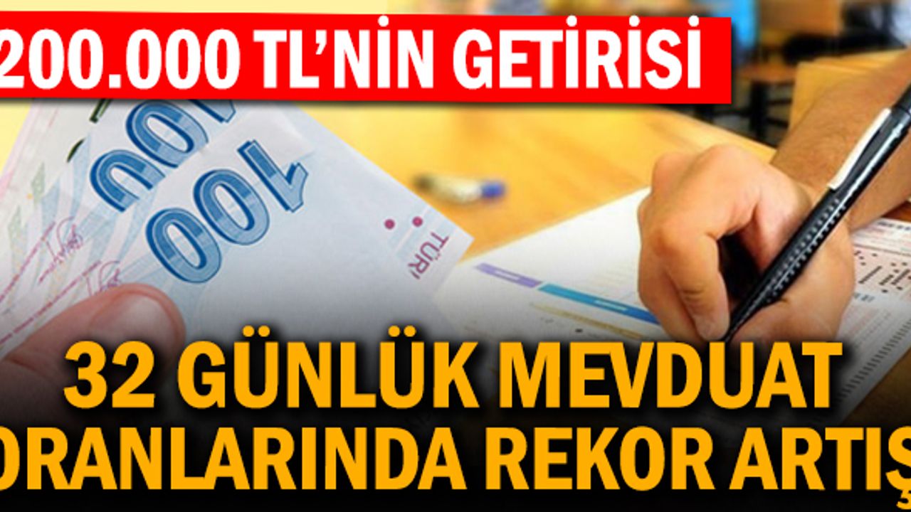 200.000 TL'nin getirisi değişti! İşte yeni mevduat faiz oranları ve hesaplaması