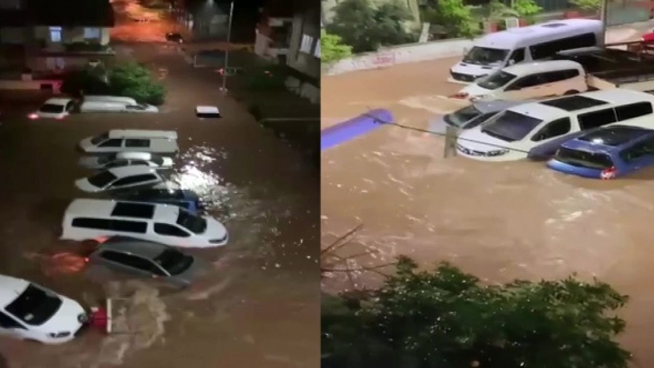 Antalya’da sel nedeniyle okullar tatil edildi