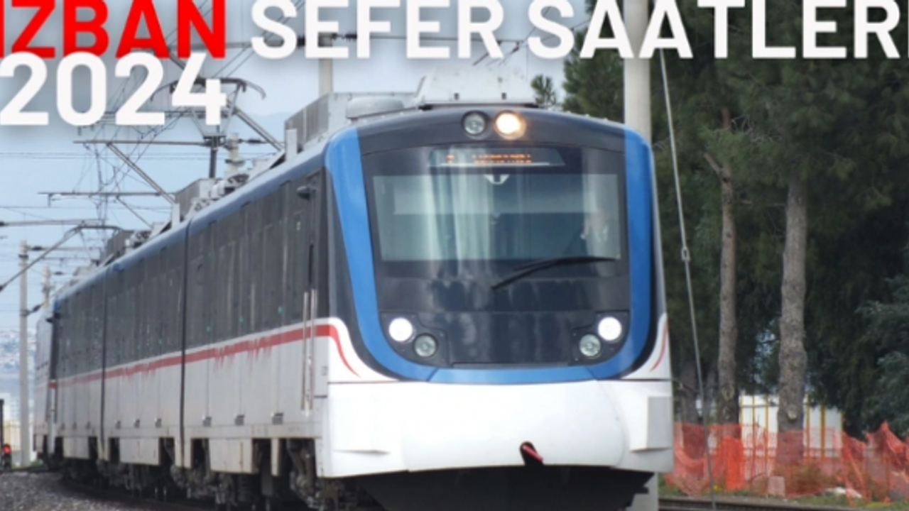 İZBAN sefer saatleri! İZBAN durakları! Aliağa-Şirinyer İZBAN saatleri! İZBAN 2024!