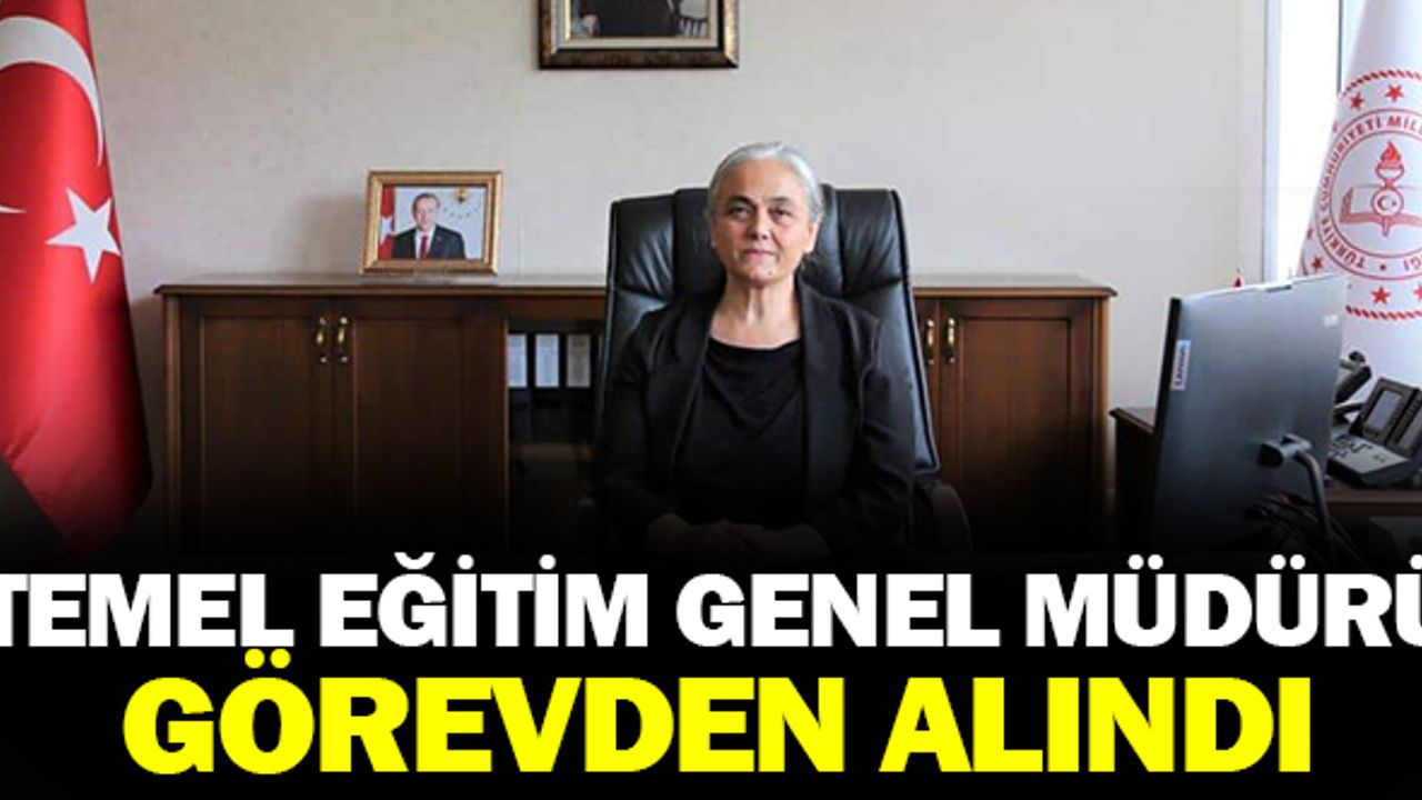 MEB'de Bir Genel Müdür Görevden Alındı