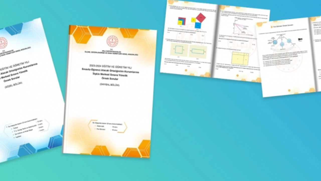 MEB, LGS kapsamındaki merkezi sınava yönelik örnek soruları yayımladı