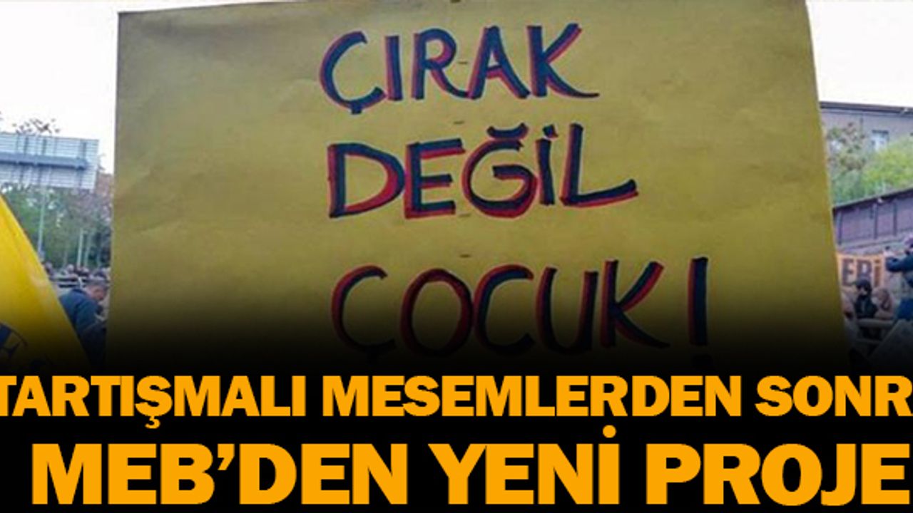 MESEM'den sonra 4 yeni okul projesi daha: Çocuklar için çalışma kampları