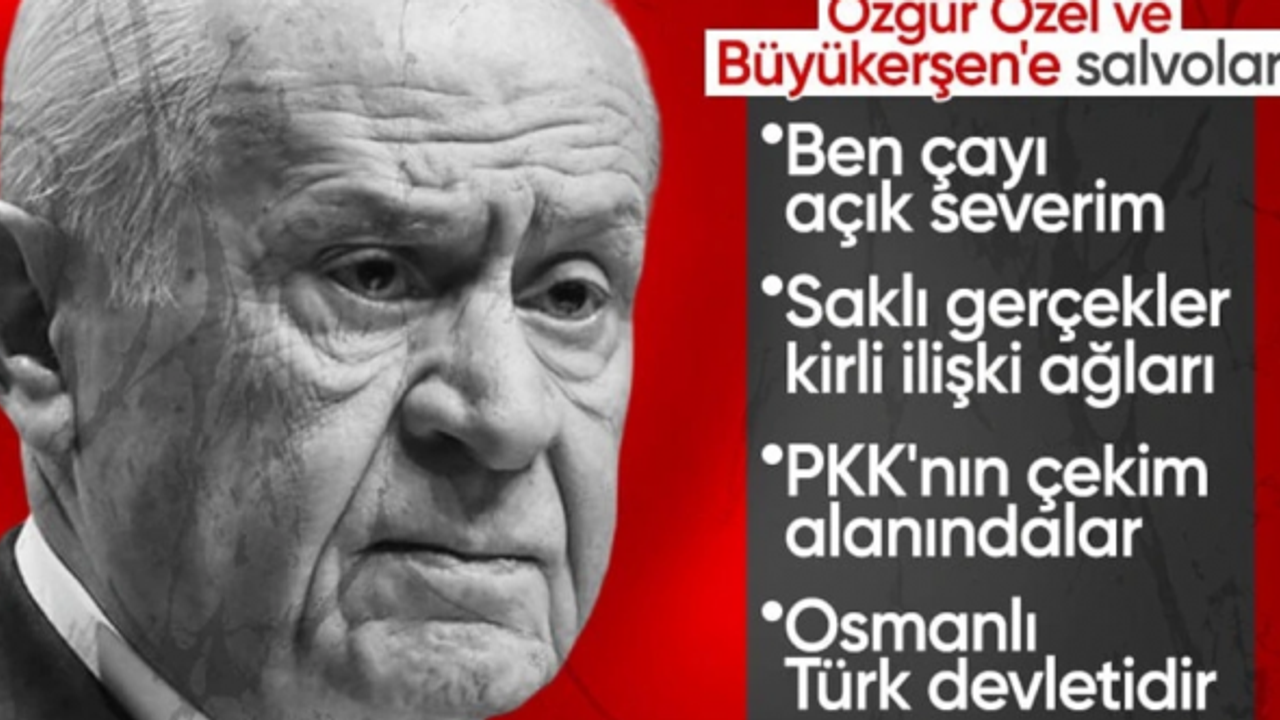 MHP Genel Başkanı Devlet Bahçeli'den Özgür Özel ve Yılmaz Büyükerşen'e sert tepki