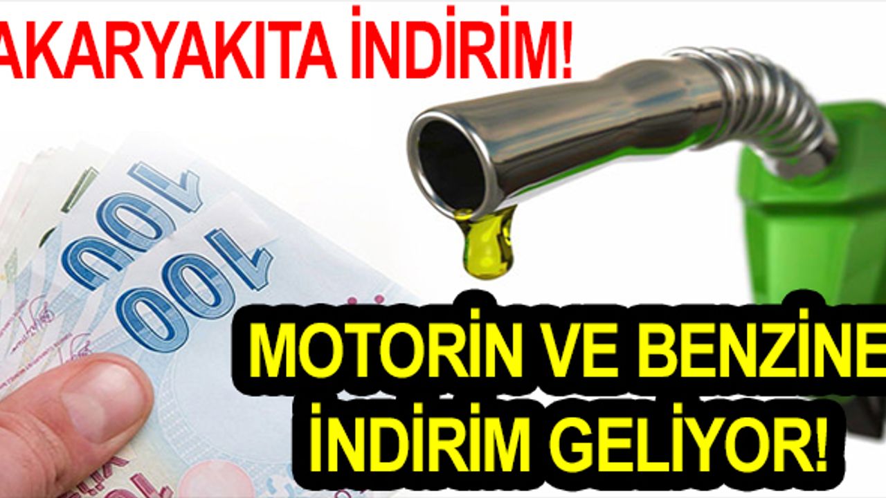 Motorin ve benzin fiyatlarına bir indirim daha