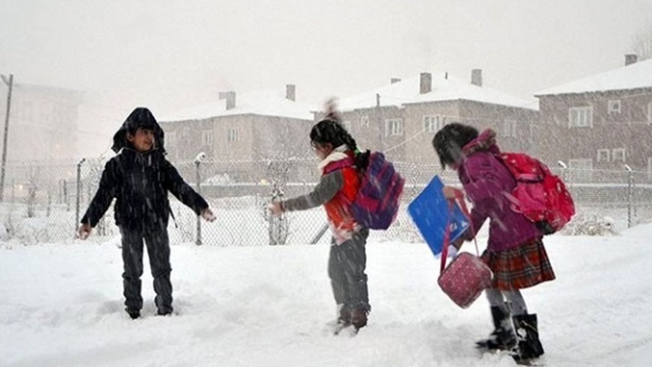 O İlimizde Okullar Yarın Tatil Edildi