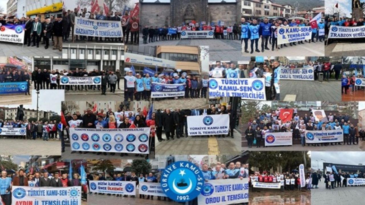 Türkiye Kamu-Sen Memur ve Emekliler İçin Sahaya İndi!