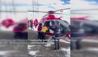 Bakan Koca: “Van’da bir köyden ihbar aldığımız hastaya Snowtrack ambulansla ulaşıldı”