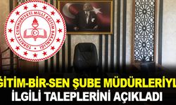 Eğitim Bir-Sen Şube Müdürleriyle İlgili Taleplerini Madde Madde Açıkladı