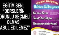 Eğitim Sen: “Derslerin ‘zorunlu seçmeli’ olması kabul edilemez”