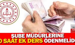 Son Dakika! MEB şube müdürlerine 40 saat ek ders ücreti, uzman öğretmenlik ve maaş zammı Meclis gündeminde!