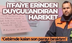 Batmanlı itfaiye eri duş aldığı KYK yurdunda şampuanın ücretini bıraktı