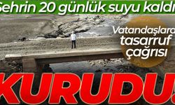 Bursa'nın 20 günlük suyu kaldı... Nilüfer Barajı şu anda bomboş