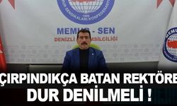 Çırpındıkça Batan Rektöre Dur Denilmeli!
