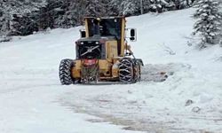 Kastamonu’da kar yağışı sebebiyle 169 köy yolu ulaşıma kapandı