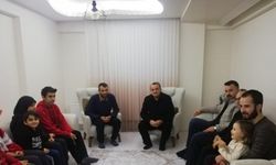 Kaymakam Öztürk ilçeye yerleşen depremzedeler ile bir araya geldi