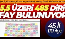 MTA yenilenmiş diri fay haritalarını yayınladı