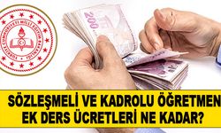 2023 Sözleşmeli ve Kadrolu Öğretmen Ek Ders Ücreti Ne Kadar ?
