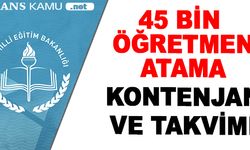 45 bin öğretmen alımına ilişkin atama kontenjanı ve takvimi açıklandı