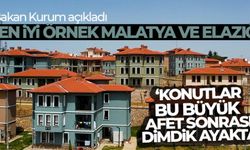 Bakan Kurum: En iyi örnek Malatya ve Elazığ!