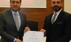 Deprem sonrası bölgeye giden yardım ekiplerine İl Milli Eğitim'den sertifika
