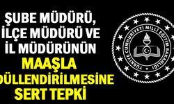 İlçe Müdürü, İl Milli Müdürünün Maaşla Ödüllendirilmesine Tepki