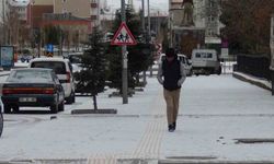 Kars’a kış geri geldi