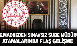 MEB, 76. madde şube müdürü atamalarında yeni gelişme!