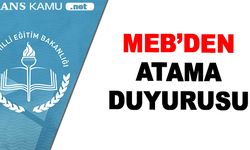 MEB'den Atama Duyurusu!