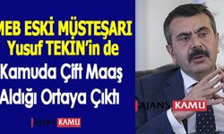 MEB Eski Müsteşarı Yusuf TEKİN'in de Çift Maaş Aldığı Ortaya Çıktı