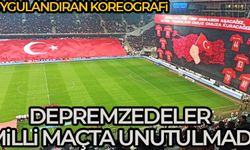 Milli Maçta Duygulandıran Kareografi