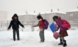 O İlimizde Okullar Tatil Edildi