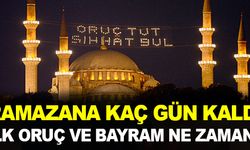 Ramazan Ayı ne zaman başlayacak? İlk oruç ne zaman? Ramazan Bayramına kaç gün kaldı?
