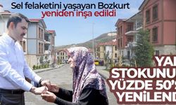 Sel felaketini yaşayan Bozkurt yeniden inşa edildi: Yapı stokunun yüzde 50'si yenilendi