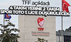 TFF: '4 takım yerine 2 takım Spor Toto 1. Lig'e düşürülecek'
