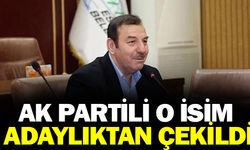 AK Parti'de O İsim Milletvekili Adaylığından Çekildi