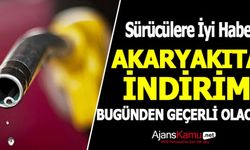 Akaryakıt Fiyatlarına Bir indirim Daha