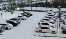 Aksaray dolu yağışıyla beyaza büründü
