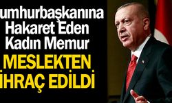 Cumhurbaşkanına hakaret eden kadın memur ihraç edildi