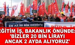 Eğitim-İş Öğretmenlere Laf Eden Maliye Bakanını Protesto Etti