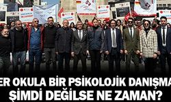"Her okula psikolojik danışman, şimdi değilse ne zaman?"