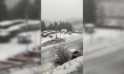 Ilgaz Dağı'nda nisan ayında kar sürprizi