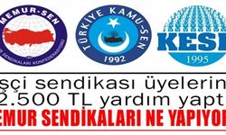 İşçi Sendikaları Üyelerine 2 Bin 500 TL Destek Verirken Memur Sendikaları Ne İşe Yarar?